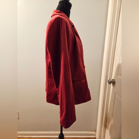 NWT LC Lauren Conrad Rich Burgundy Blazer - Picture 3 of 7